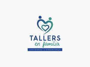 Disseny de logotip Tallers en familia l'Estonnac l'EnsenyanÃ§a
